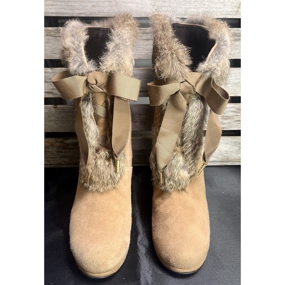 Starberry Fields Tan Lace Up Boots -UNIQUE - Picture 3 of 9